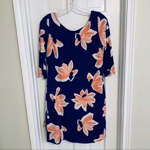 Leota Noveau Sheath Dress Water Lily Print